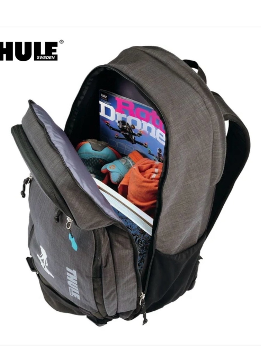 Thule gray computer backpack - Picture 7 of 10
